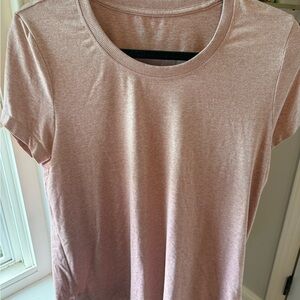 Athleta Uptempo Shirt - Light Heathered Pink